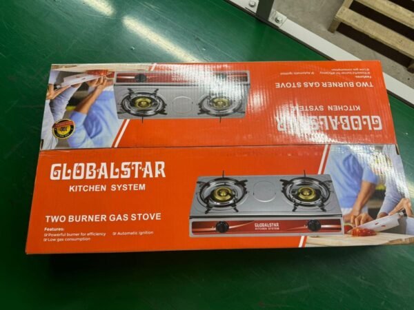 Gas stove 2 Burmer stainless steel