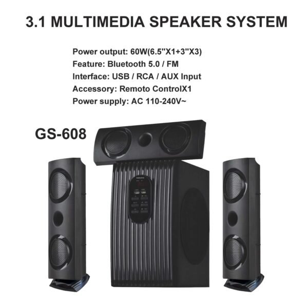 GlobalStar 3.1 Subwoofer 608